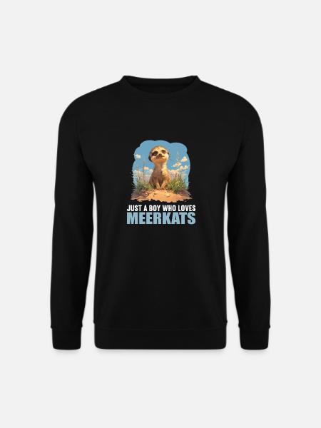 Meerkat Erdmännchen - Unisex Sweatshirt - black