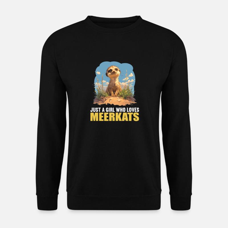 Meerkat Erdmännchen - Unisex Sweatshirt - black