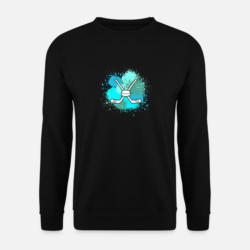 Eishockeyspieler Eishockey - Unisex Pullover - Schwarz