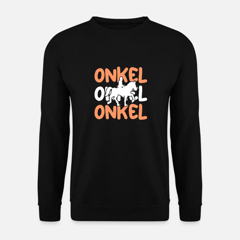 Riding Uncle Horses - Unisex Sweatshirt - black