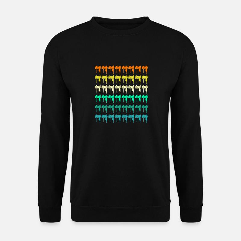 Reiten Pferde - Unisex Pullover - Schwarz