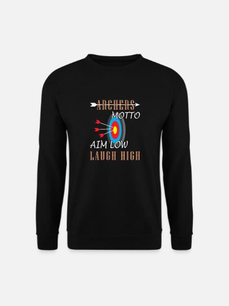 Bogenschießen Bogenschütze - Unisex Pullover - Schwarz