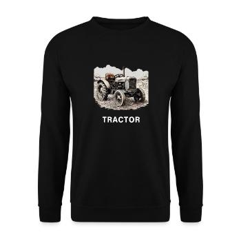 TRACTEUR - Sweat-shirt Unisexe - noir - Devant - Alina (178cm) & Michal (187cm)