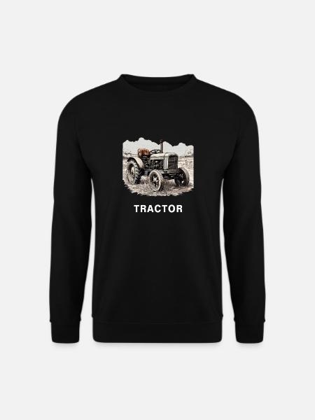 TRACTOR - Unisex Sweatshirt - black