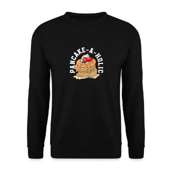 Crêpes Plaisir des crêpes - Sweat-shirt Unisexe - noir - Devant - Alina (178cm) & Michal (187cm)