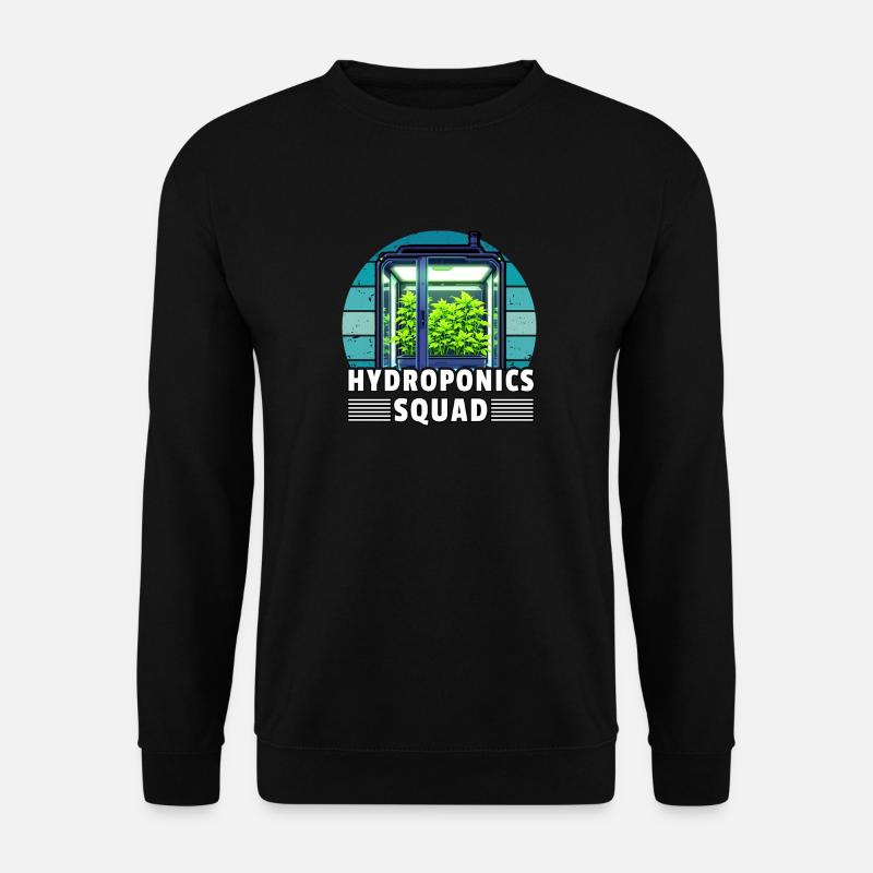 Hydroponics Squad - Unisex Sweatshirt - black