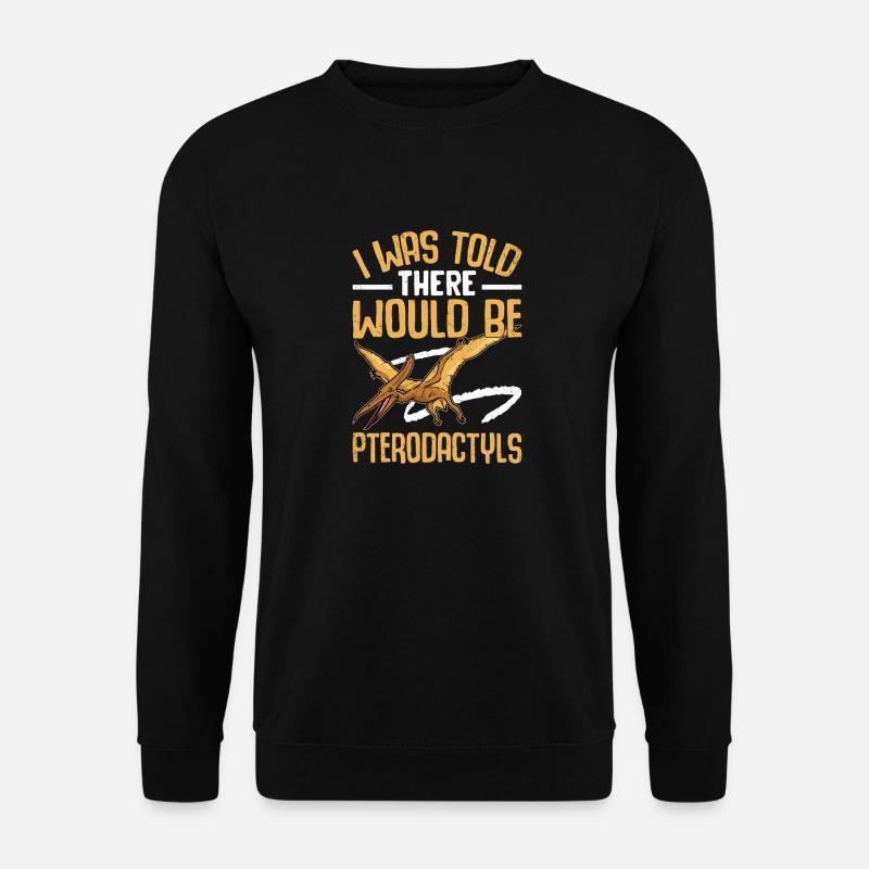 Funny Pterodactyl Dinosaur Design - Unisex Sweatshirt - black