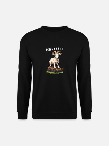 GOAT ROBOTIC LAWNMOWER I MÄÄÄHE - Unisex Sweatshirt - black