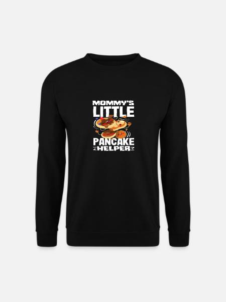 Pancakes Mom's Little Helper - Unisex Sweatshirt - black
