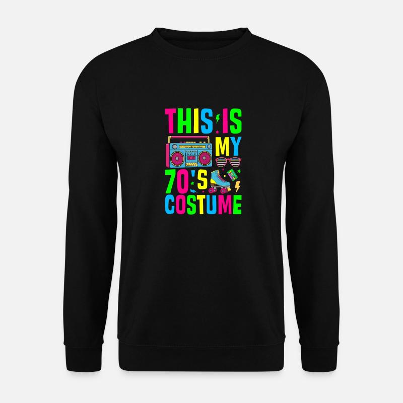 This Is My 70s Costume - Unisex Sweatshirt - black