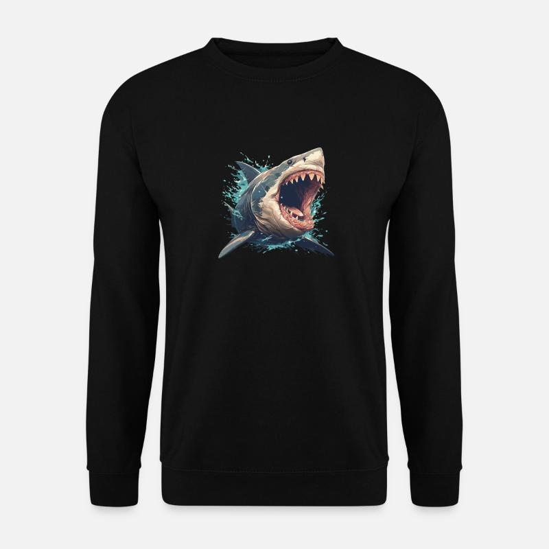 Sharks Shark - Unisex Sweatshirt - black