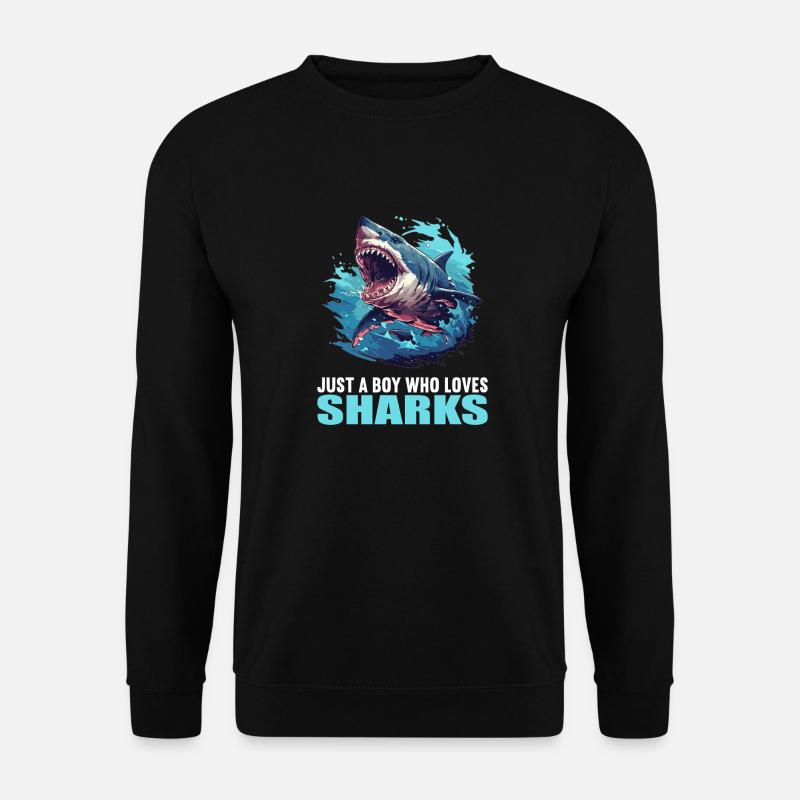 Sharks Shark - Unisex Sweatshirt - black