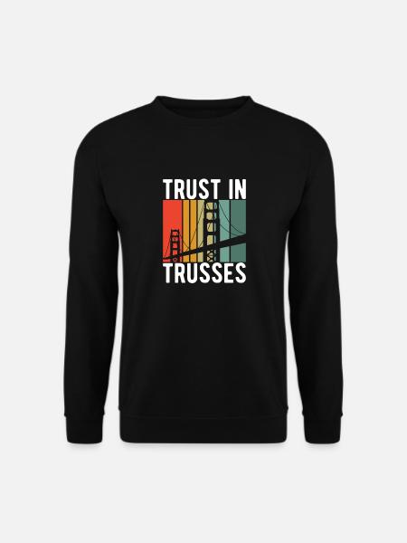 Bridge Engineer Bridge Construction - Unisex Sweatshirt - black