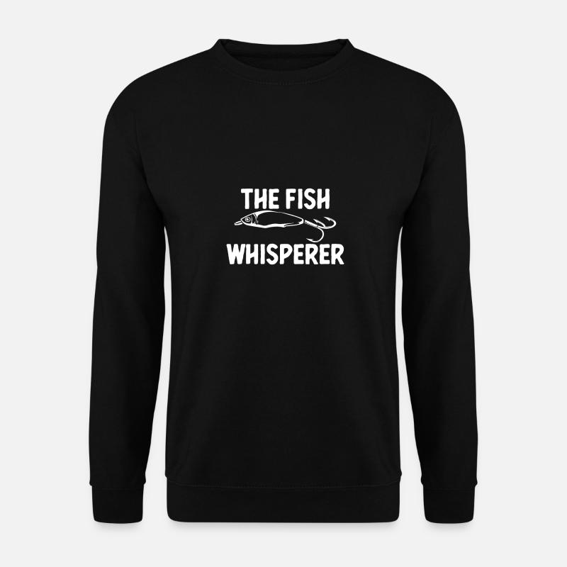 The Fish Whisperer - Unisex Sweatshirt - black