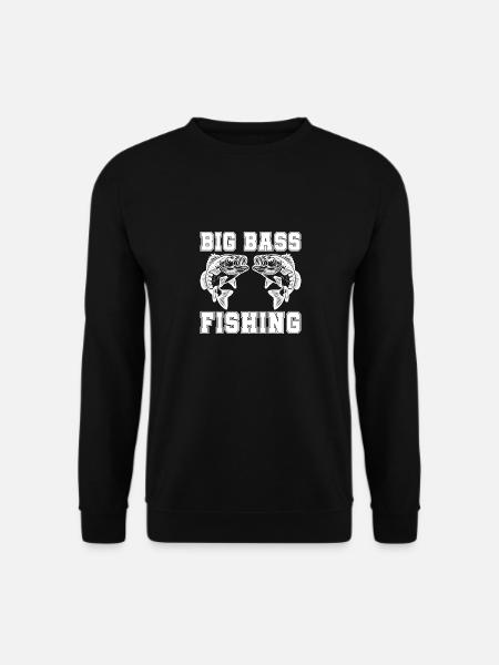 Big Bass Fishing - Unisex Pullover - Schwarz