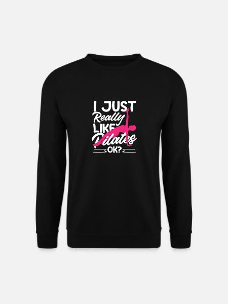 Pilates I really like Pilates - Unisex Sweatshirt - black