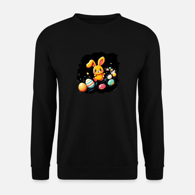 Osterhase - Unisex Pullover - Schwarz