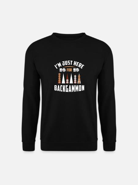 Backgammon Spiel - Unisex Pullover - Schwarz