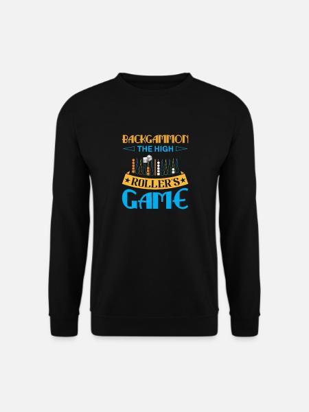 Backgammon Spiel - Unisex Pullover - Schwarz