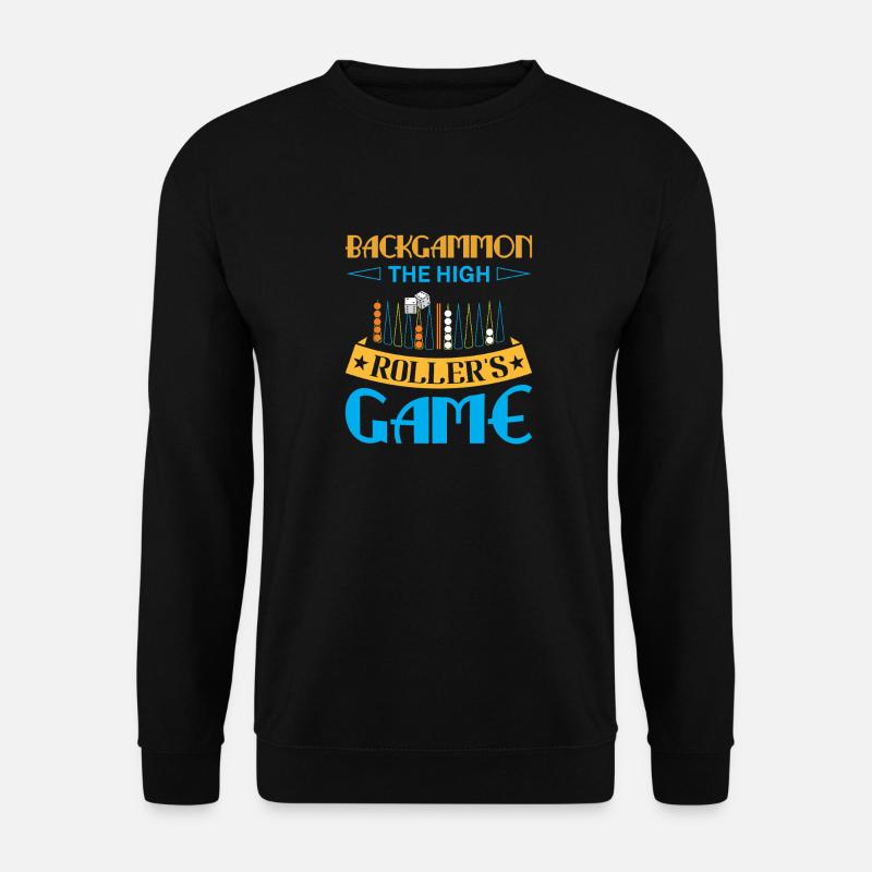 Backgammon Spiel - Unisex Pullover - Schwarz