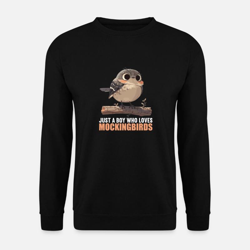 Spottdrosseln Spottdrossel - Unisex Pullover - Schwarz