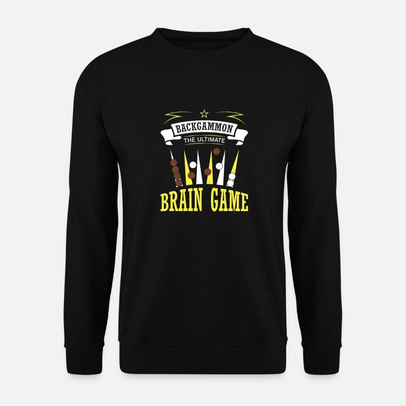Backgammon Spiel - Unisex Pullover - Schwarz