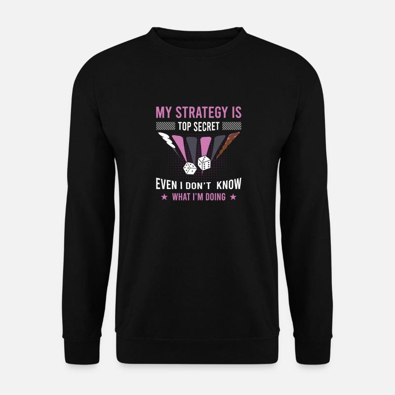 Backgammon Spiel - Unisex Pullover - Schwarz