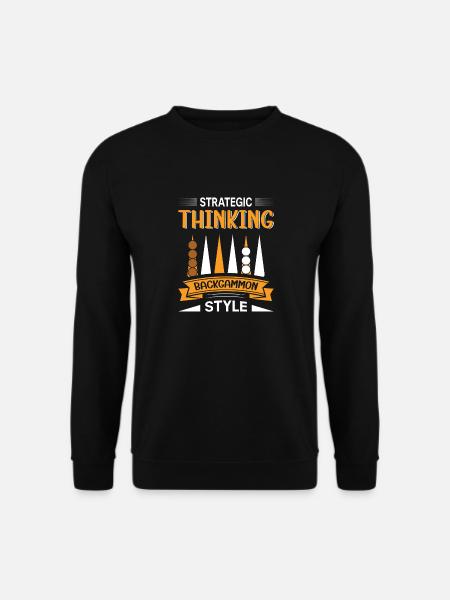Backgammon Spiel - Unisex Pullover - Schwarz