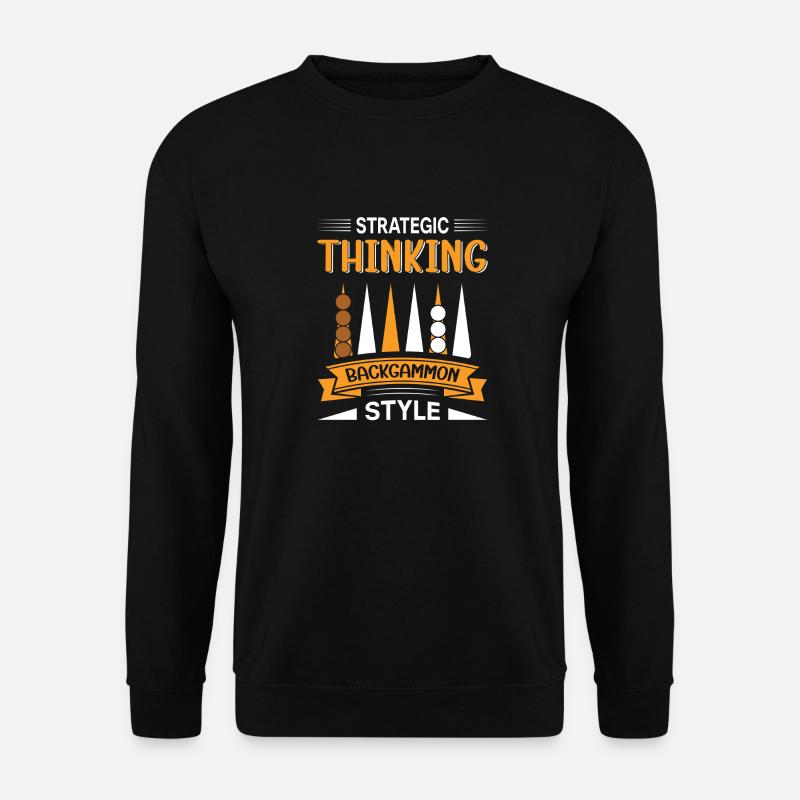 Backgammon Spiel - Unisex Pullover - Schwarz