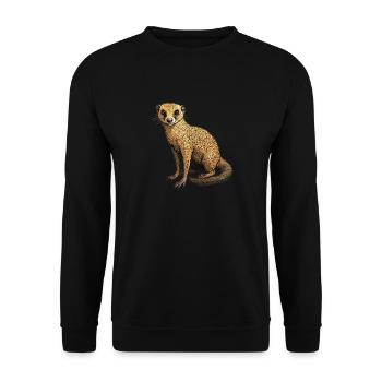 Mungos Mungo - Unisex Pullover - Schwarz - Vorne - Alina (178cm) & Michal (187cm)