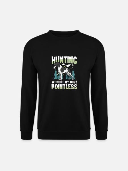Hunting with Labrador - Unisex Sweatshirt - black
