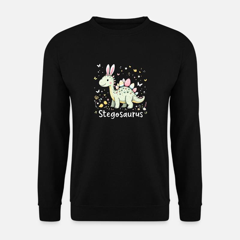 Stegosaurus - Unisex Pullover - Schwarz