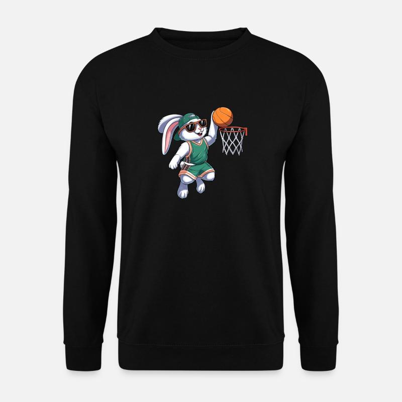 Basket Bunny Easter - Unisex Sweatshirt - black