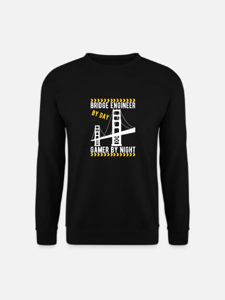 Bridge Engineer Bridge Construction - Unisex Sweatshirt - black