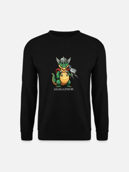 Alligathor - Unisex Sweatshirt - black