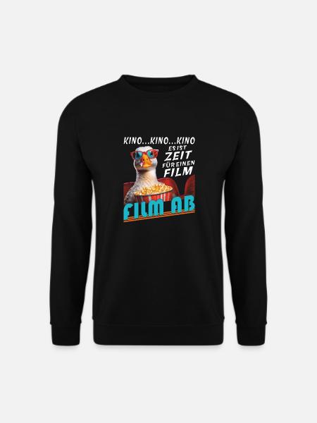 GOOSE CINEMA L’HEURE DU FILM - Sweat-shirt Unisexe - noir
