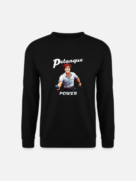 PETANQUE POWER - Unisex Sweatshirt - black