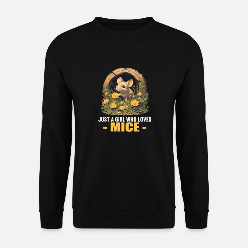 Mäuse Maus - Unisex Pullover - Schwarz
