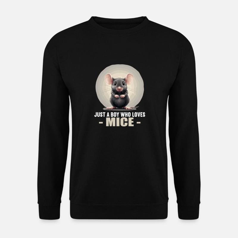 Mäuse Maus - Unisex Pullover - Schwarz