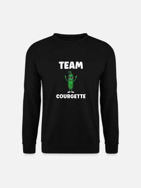 Zucchini Humor - Unisex Sweatshirt - black