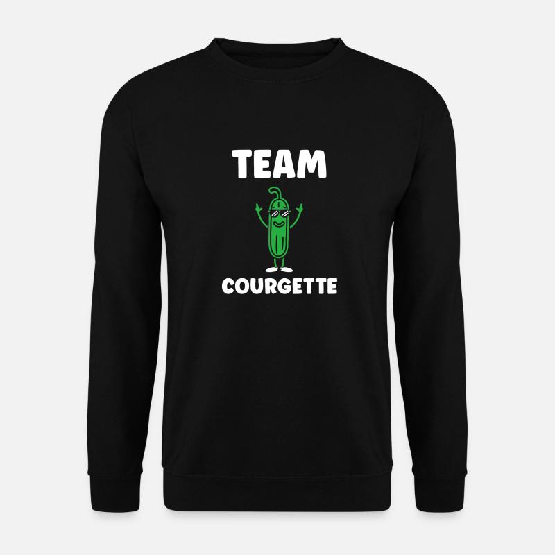 Humour Courgette - Sweat-shirt Unisexe - noir
