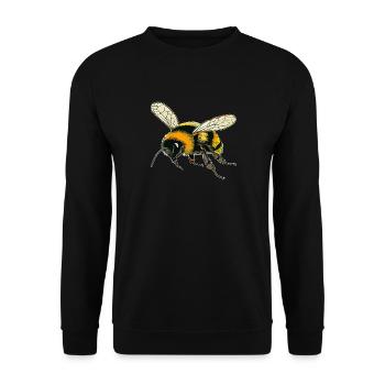 HUMMELN KONTUR - Unisex Pullover - Schwarz - Vorne - Alina (178cm) & Michal (187cm)