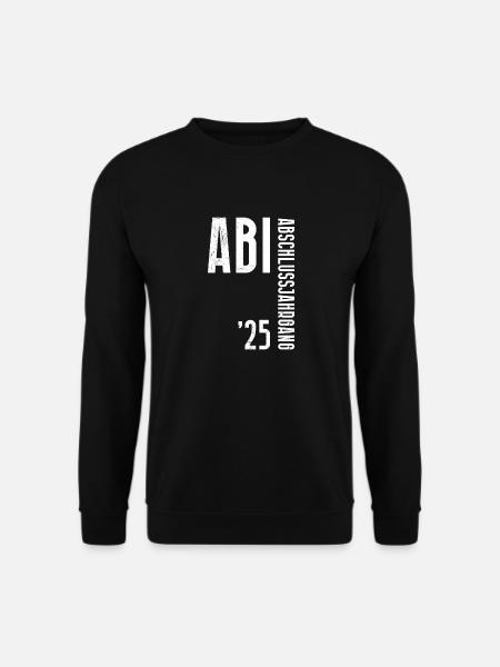 ABI 2025 Abitur Abschluss Lustiges Abiturienten - Unisex Pullover - Schwarz