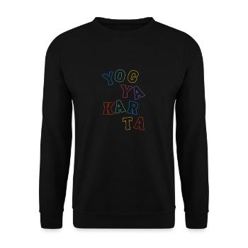 Yogyakarta Indonesia - Unisex Sweatshirt - black - Front - Alina (178cm) & Michal (187cm)