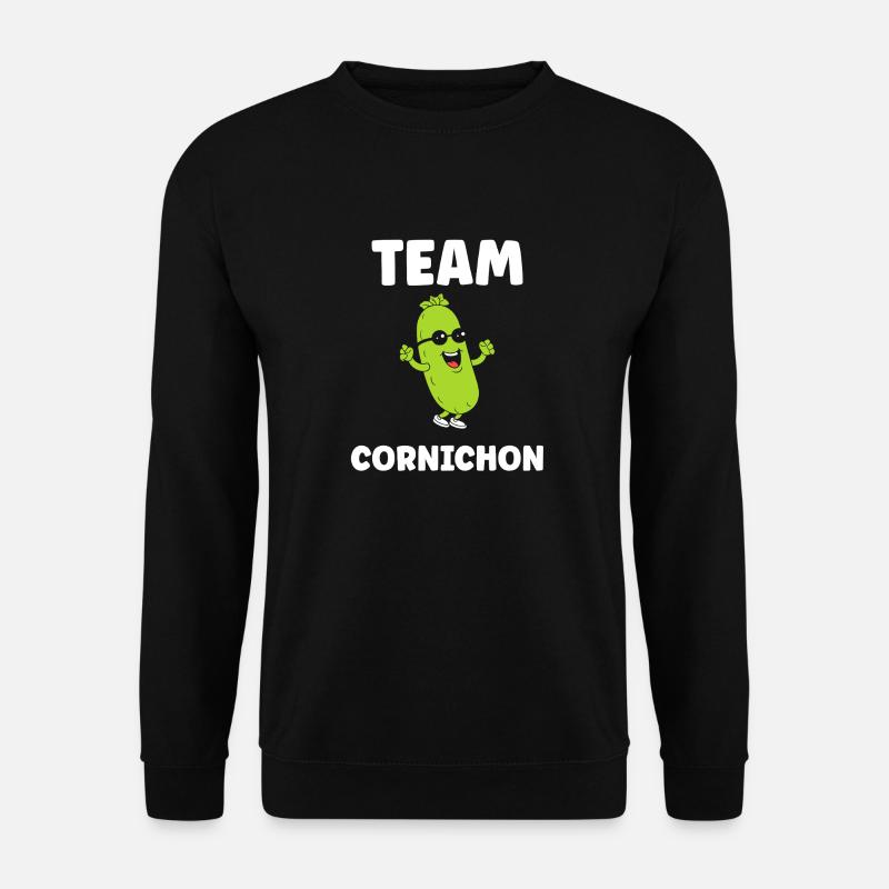 Humour Cornichon - Sweat-shirt Unisexe - noir