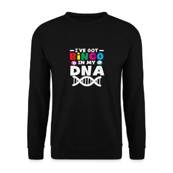 Bingo Lovers DNA Players - Sweat-shirt Unisexe - noir - Devant - Alina (178cm) & Michal (187cm)