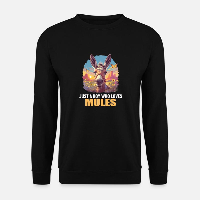 Mules Mule - Unisex Sweatshirt - black