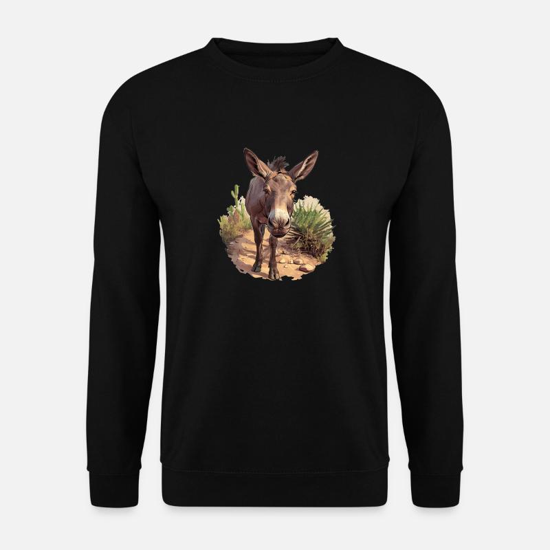 Âne Esel - Sweat-shirt Unisexe - noir