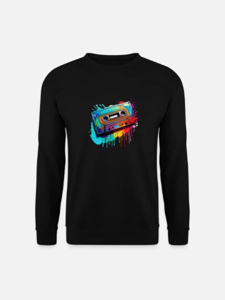 Music cassette - Unisex Sweatshirt - black
