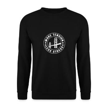 Ingénieur des ponts Construction de ponts - Sweat-shirt Unisexe - noir - Devant - Alina (178cm) & Michal (187cm)